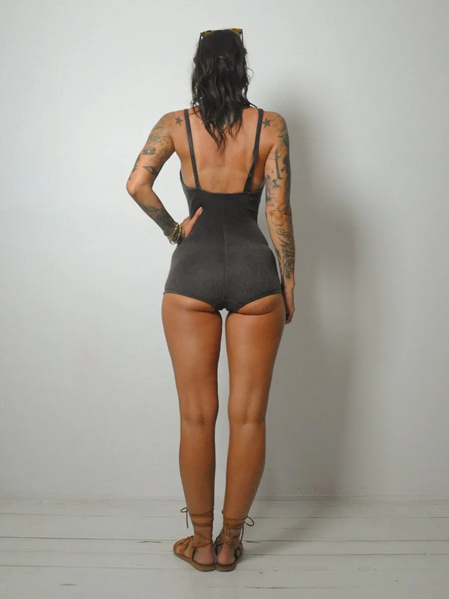 1940's Knit One Piece Swim