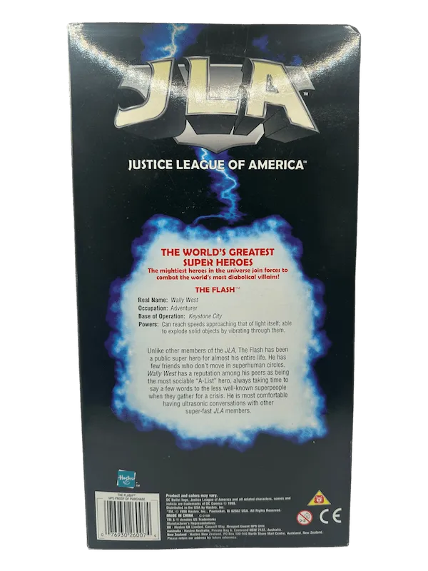 1998 JUSTICE LEAGUE OF AMERICA JLA THE FLASH 12 INCH POSEABLE AF