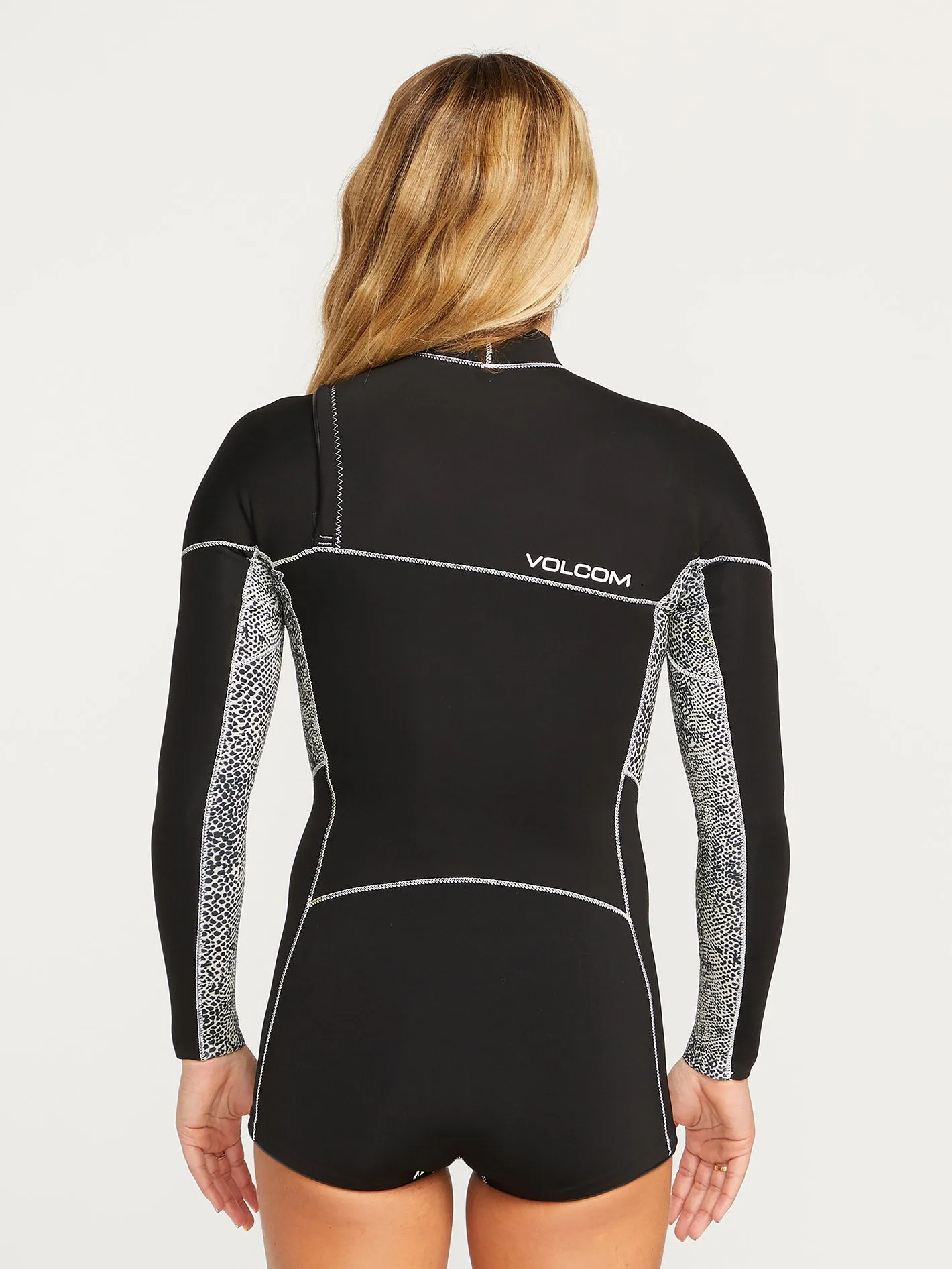 2Mm Long Sleeve Chest Zip Wetsuit - BLACK