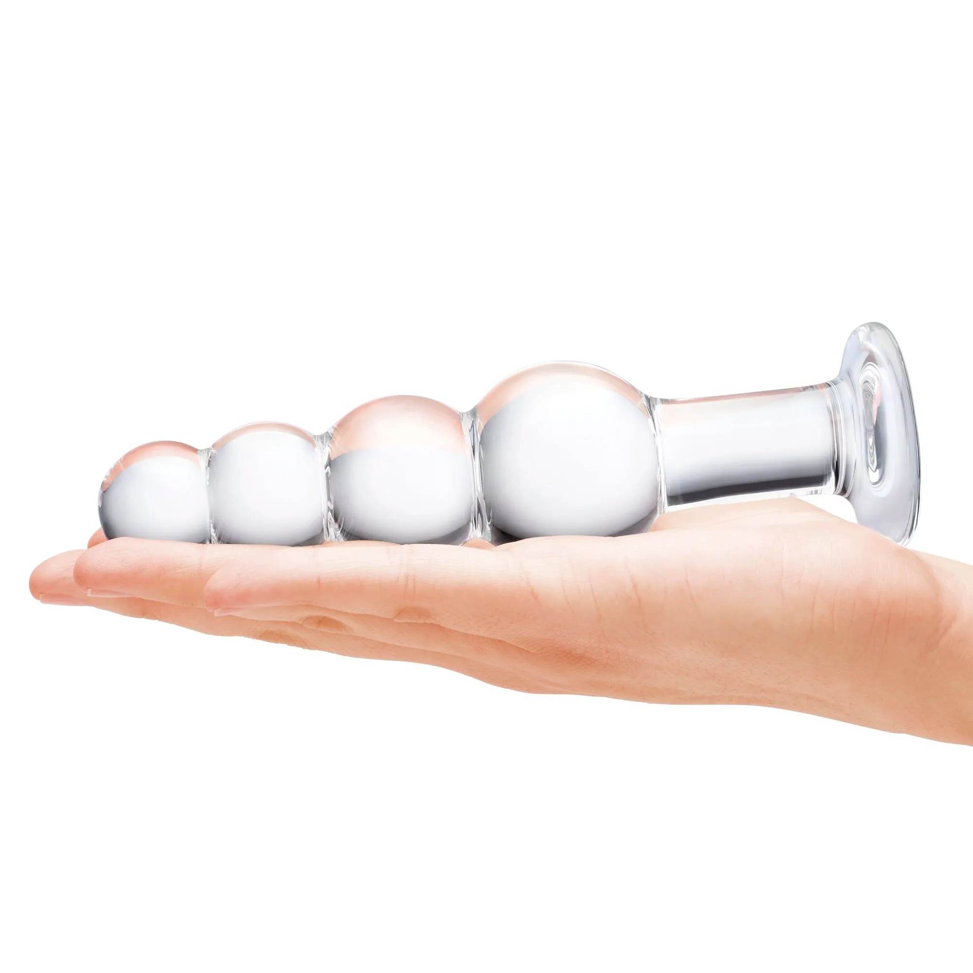 7.25" XL Glass Anal Beads