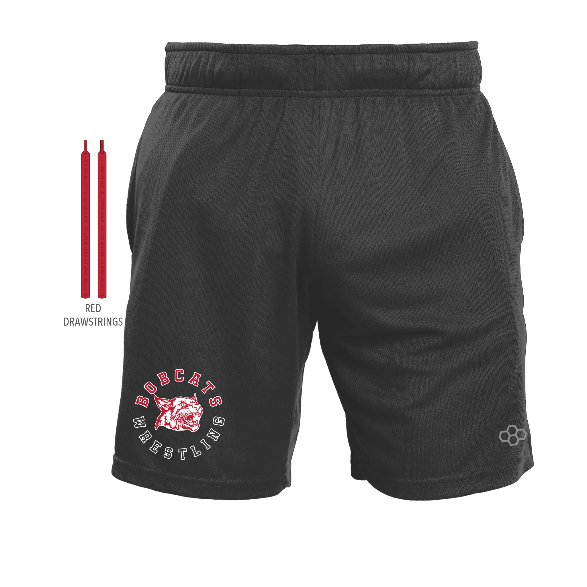 8" Mesh Shorts-Unisex--Madison Bobcats Team Store Design 2