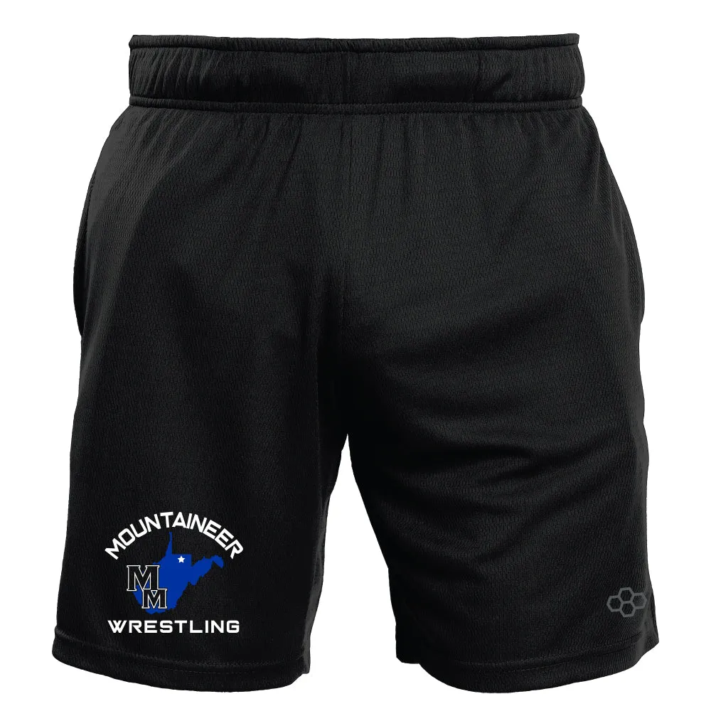 8" Mesh Shorts-Unisex--Mountaineer Middle School Team Store Design 2