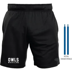 8" Mesh Shorts-Unisex--Owl's Youth Wrestling Team Store