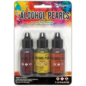 Alcohol pearls ink by Ranger and Tim  Holtz