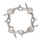 Antler Ring Silver Tealight Holder