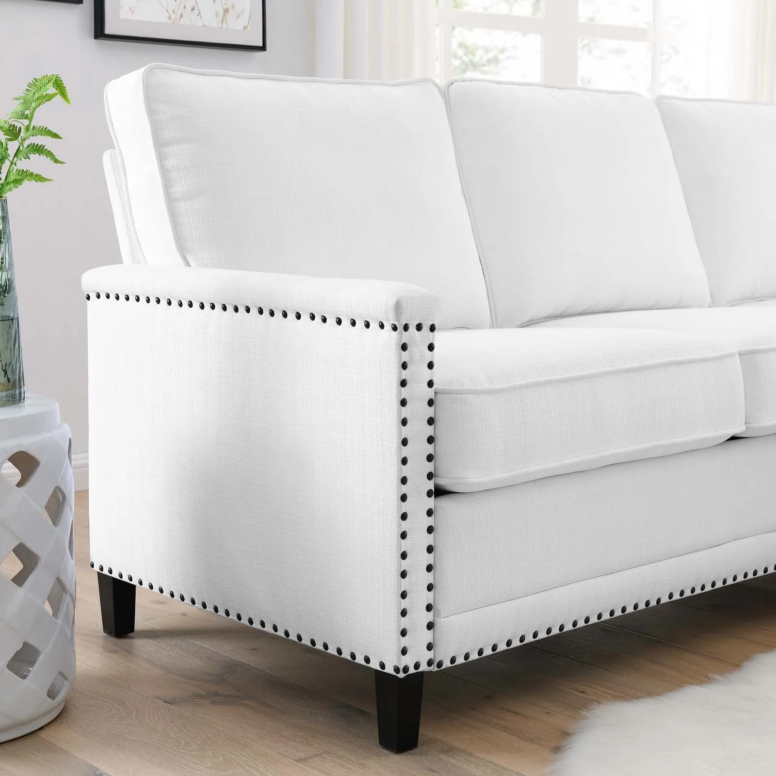 Ashton Upholstered Fabric Sectional Sofa by Modway