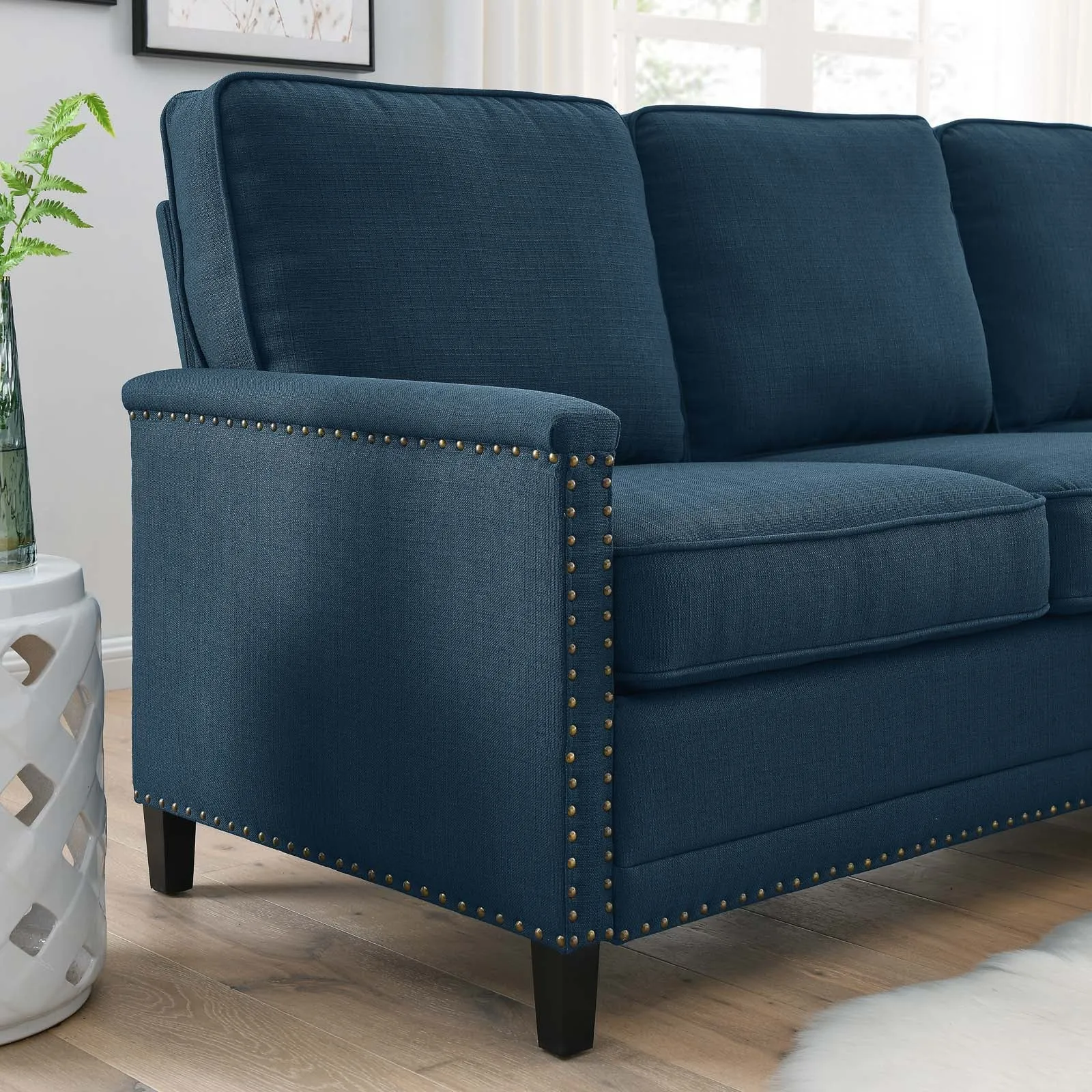 Ashton Upholstered Fabric Sectional Sofa by Modway