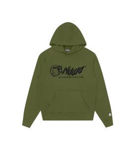 BBC X NUWO OG LOGO POPOVER HOOD - OLIVE