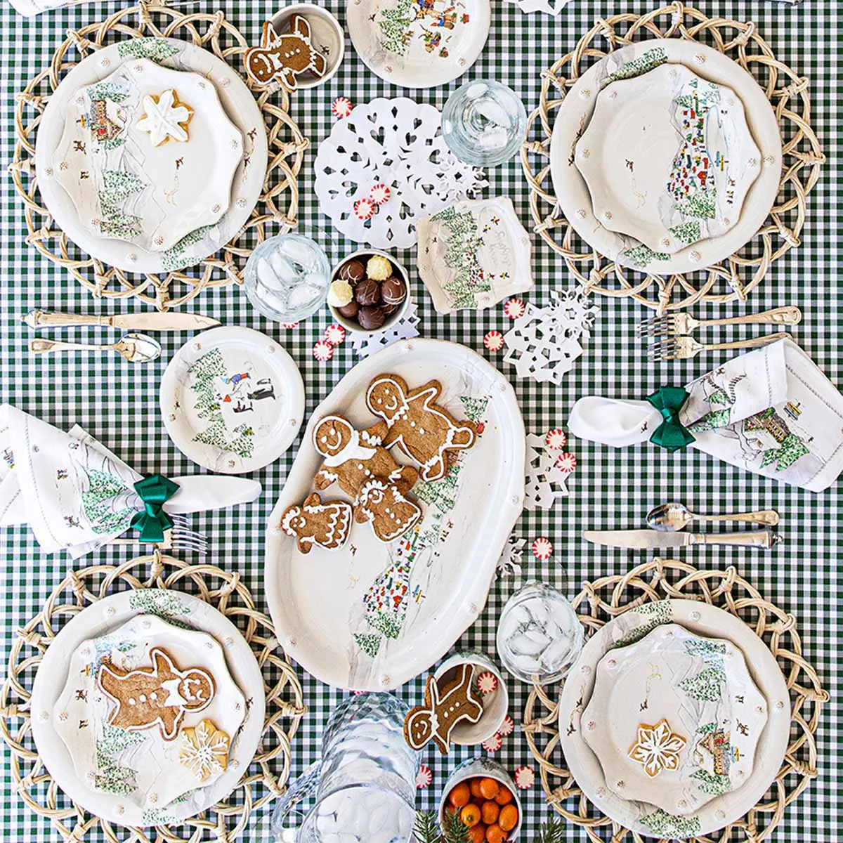 Berry & Thread North Pole Dessert/Salad Plate Assorted Set/4