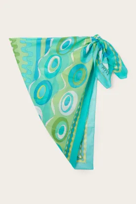 Bersaglio-Print Cotton Sarong