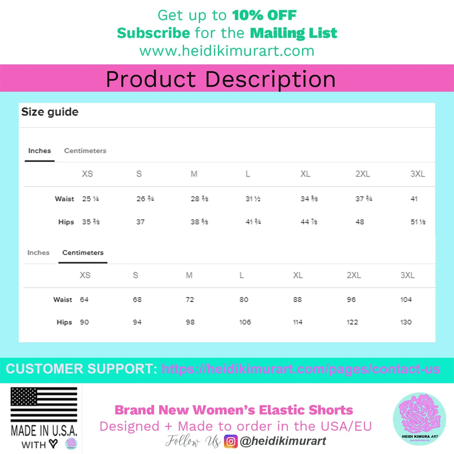 Blue Curvy Women's Shorts, Best White Abstract Wavy Short Gym Tights-Made in USA/EU/MX