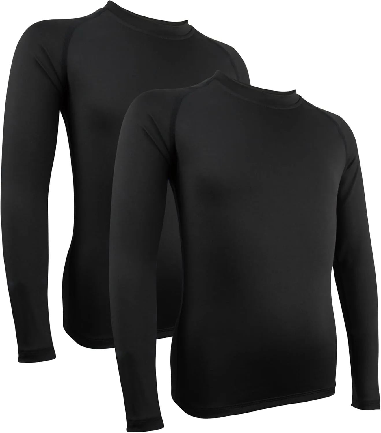Boys' Girls' Compression Shirt Long Sleeve Moisture Wicking Sports Baselayer for Youth Football Baseball