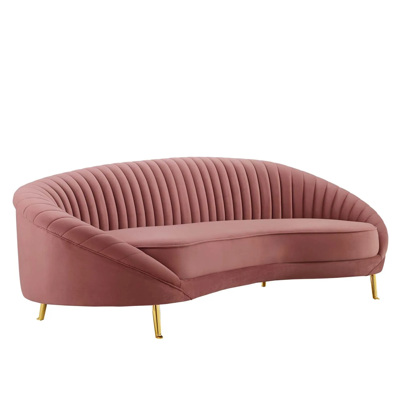 Camber Channel Tufted Performance Velvet Sofa by Modway