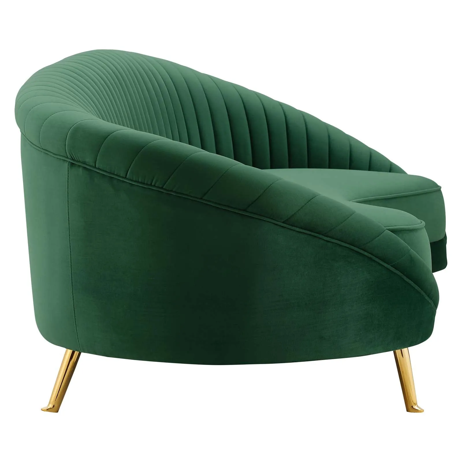 Camber Channel Tufted Performance Velvet Sofa by Modway