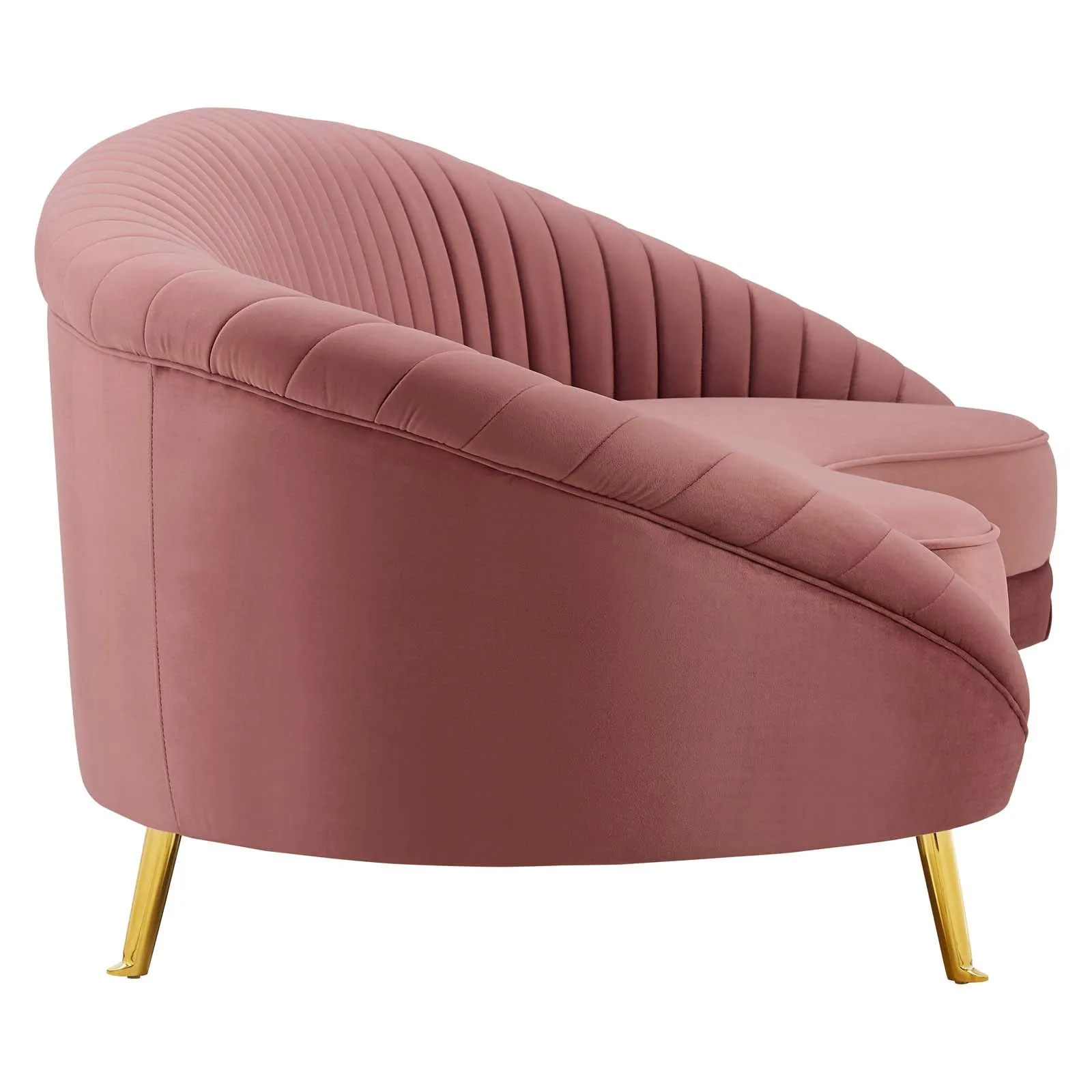 Camber Channel Tufted Performance Velvet Sofa by Modway