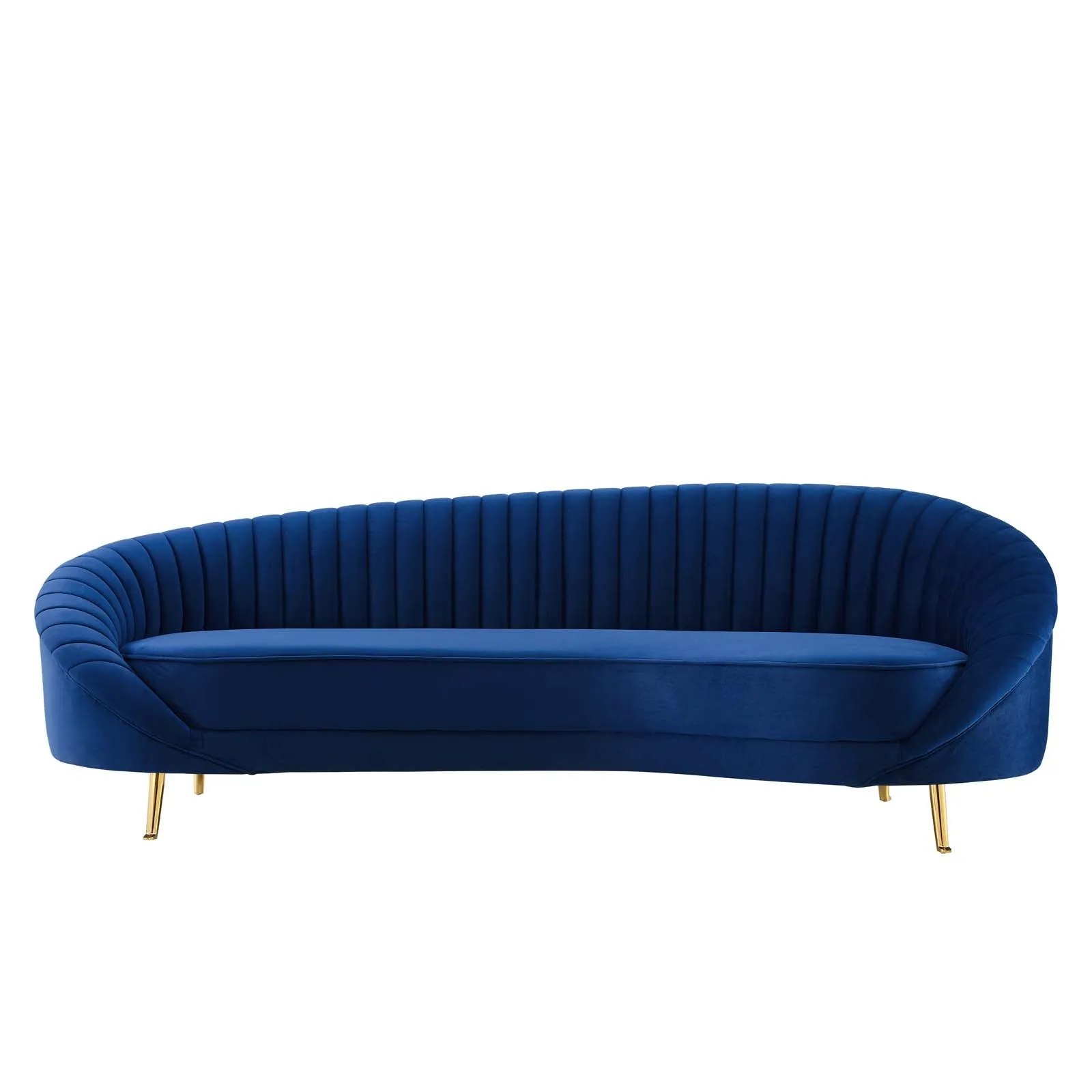 Camber Channel Tufted Performance Velvet Sofa by Modway