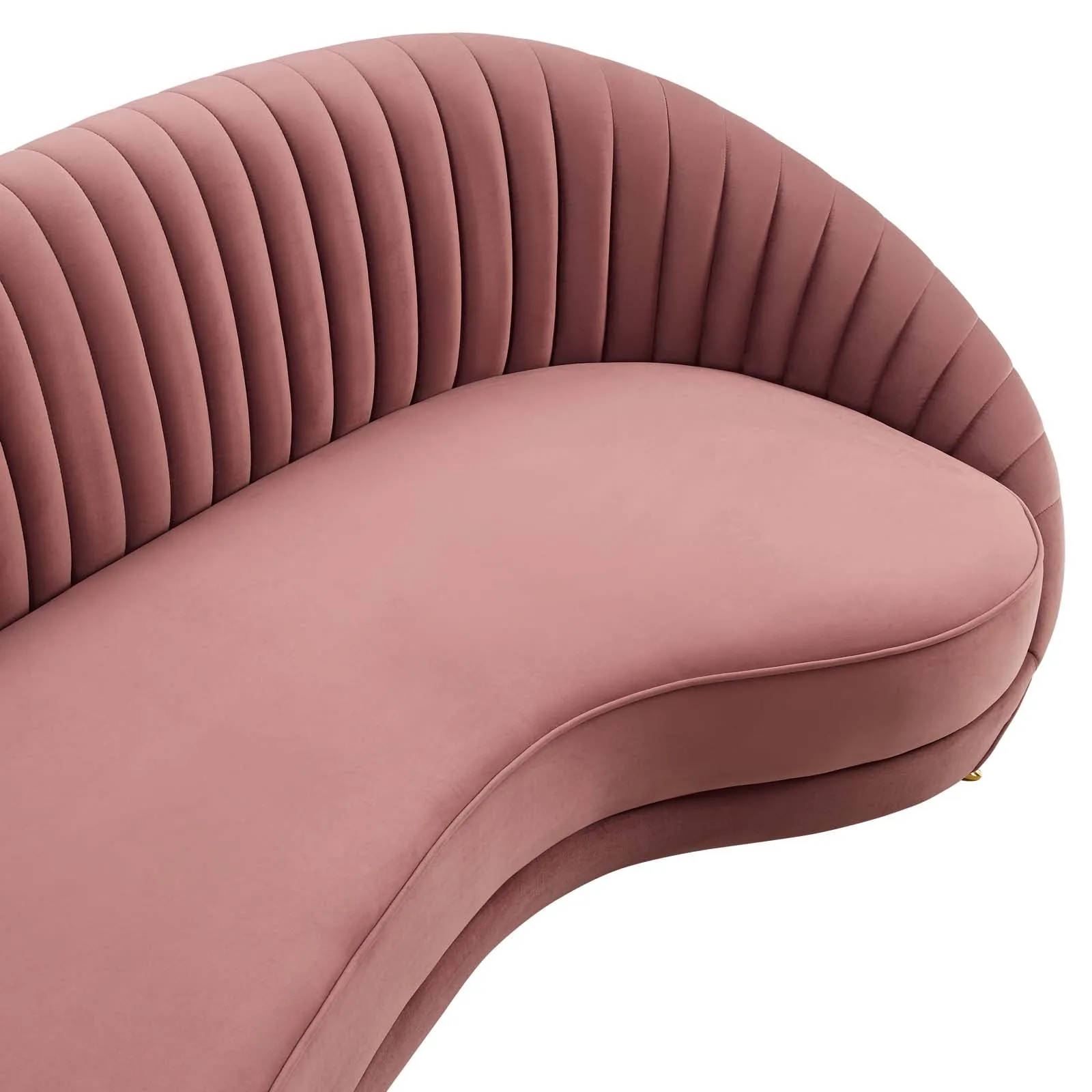 Camber Channel Tufted Performance Velvet Sofa by Modway