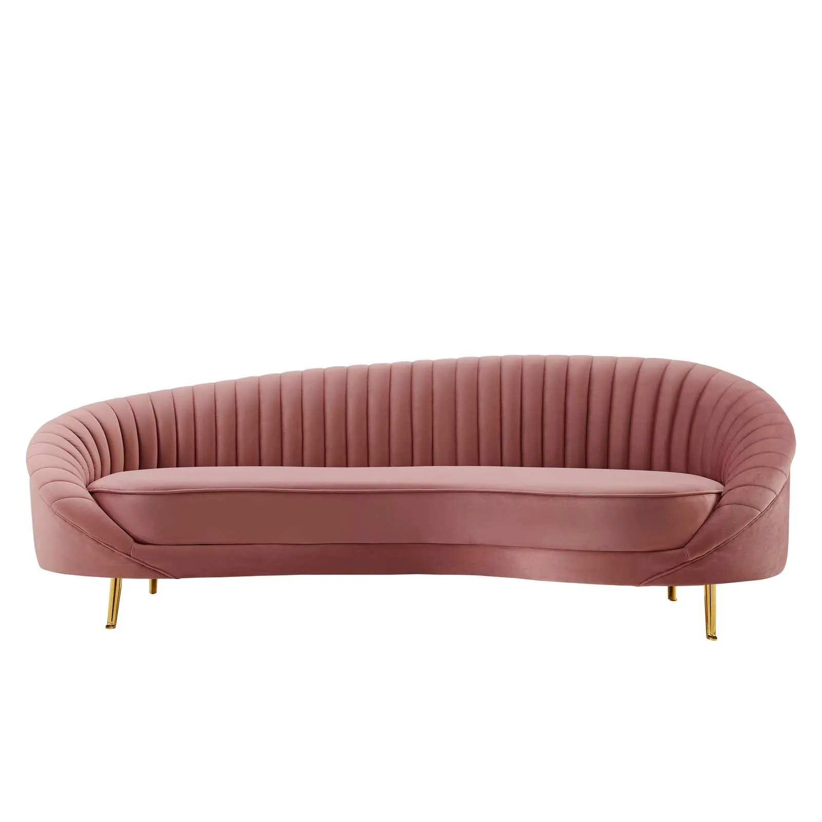 Camber Channel Tufted Performance Velvet Sofa by Modway