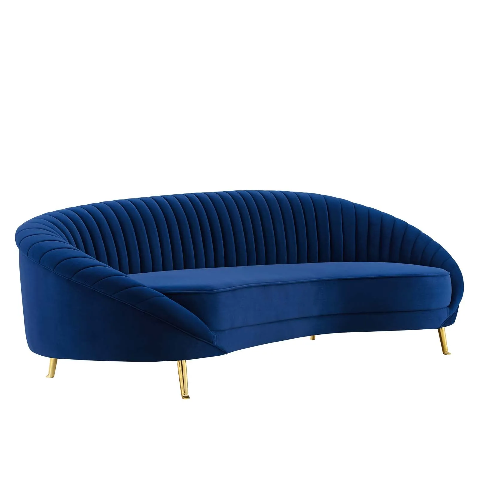 Camber Channel Tufted Performance Velvet Sofa by Modway