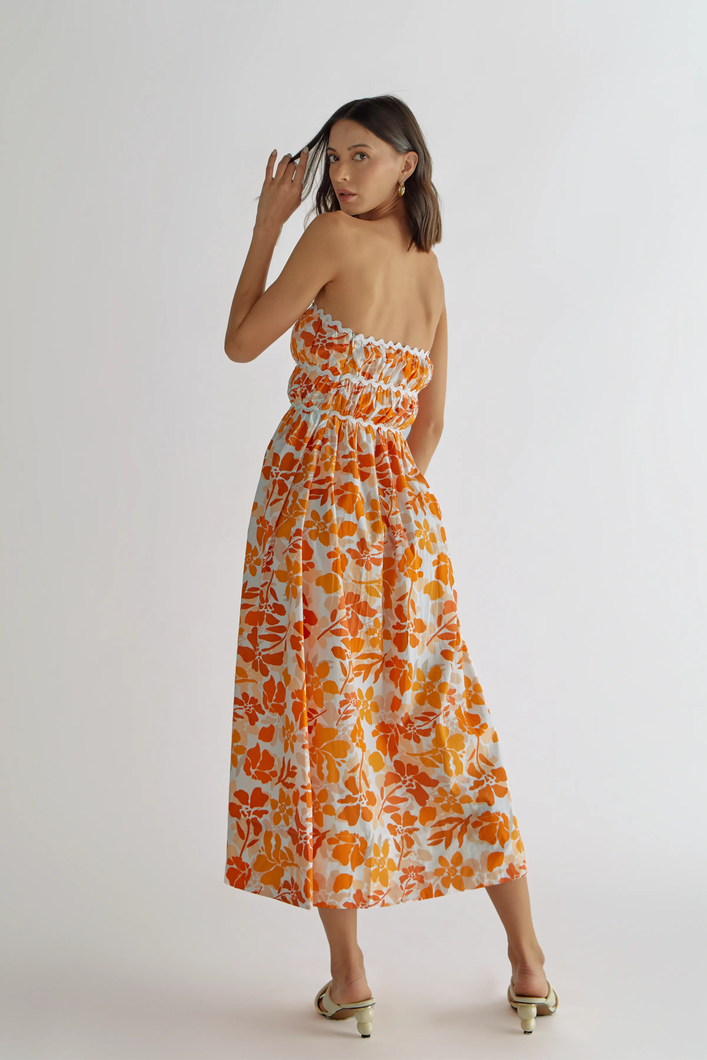 Cannes Dress - Orange