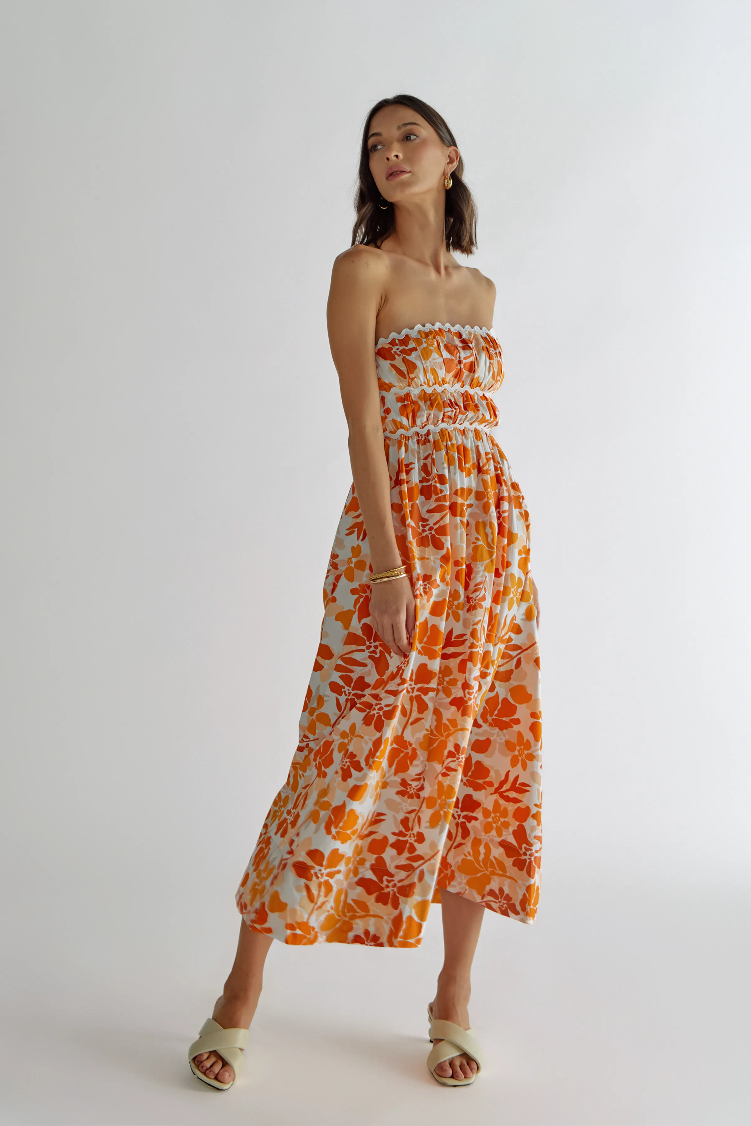 Cannes Dress - Orange