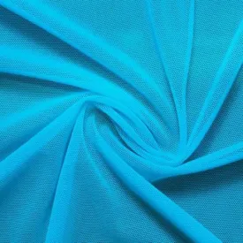 Celeste Blue Classic Power Mesh 4 Way Stretch Fabric