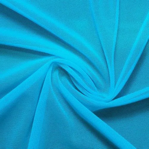 Celeste Blue Classic Power Mesh 4 Way Stretch Fabric