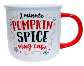 Ceramic Mug - Pumpkin Spice Mug Cake with Recipe