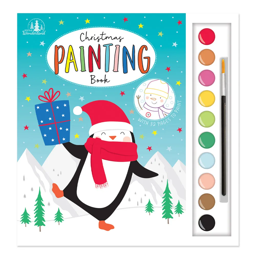 Christmas Painting Book With 32 Pages