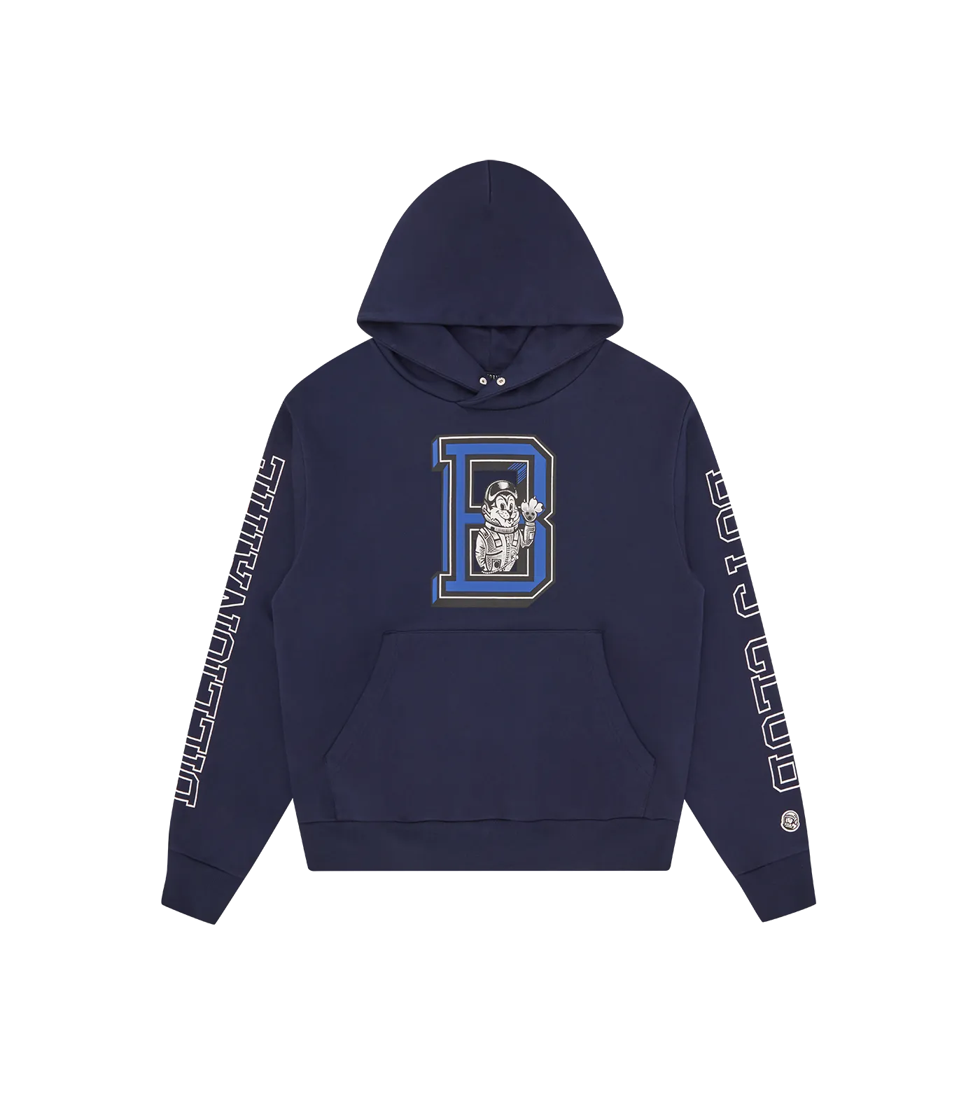 COLLEGE POPOVER BUTTON HOOD - NAVY