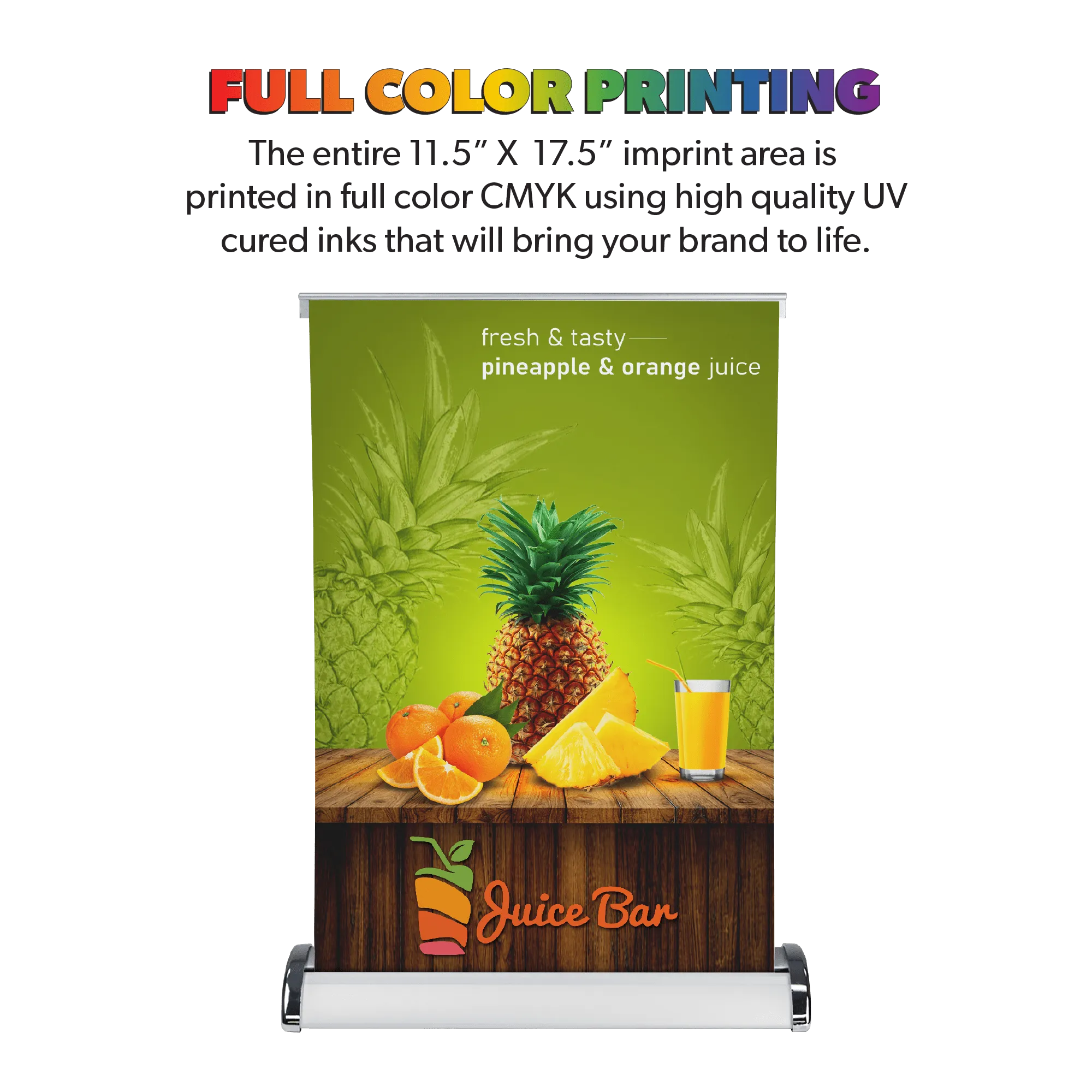 Custom Tabletop Retractable Banner