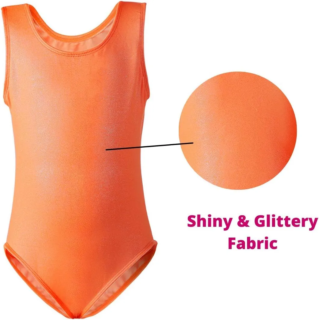 Dancina Girls Gymnastics Tank Top Leotard Dancewear New Designs and Prints Ages 3-12