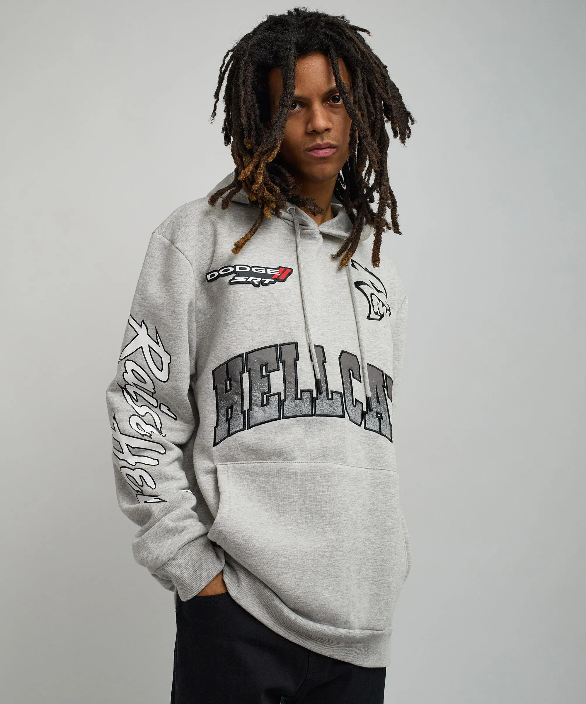 Dodge Hellcat Hoodie - Grey