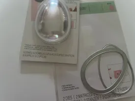 Egg/balloon dome and  die set by Sizzix