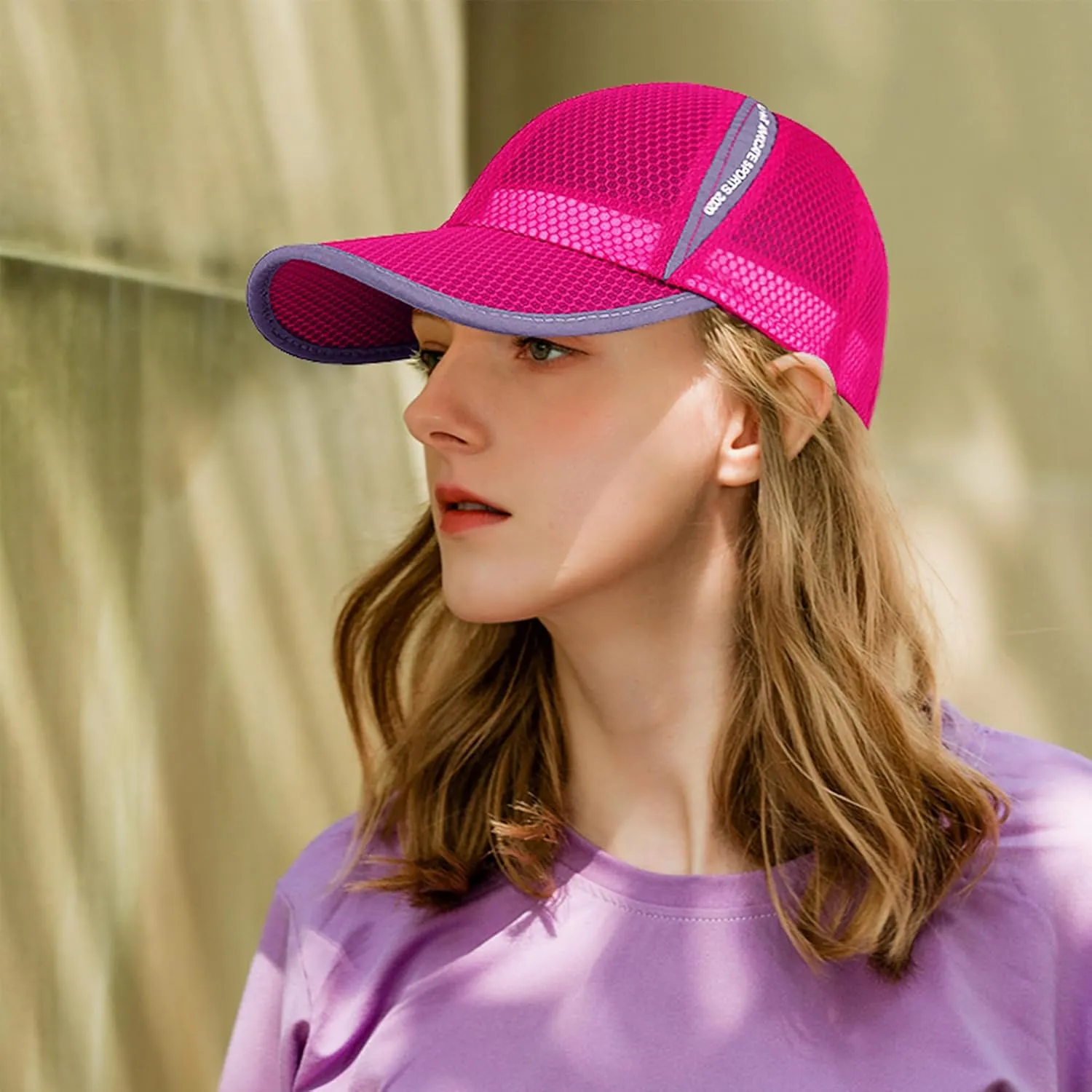 ELLEWIN Unisex Breathable Full Mesh Baseball Cap Quick Dry Running hat Lightweight Cooling Water Sports Hat