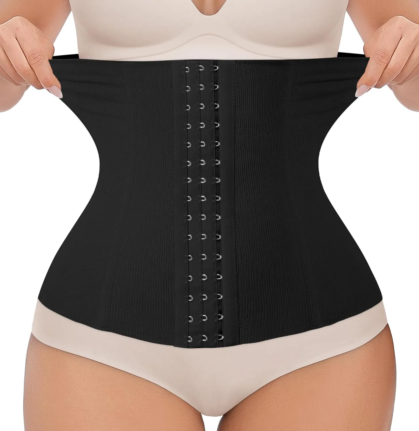 EUYZOU Women Waist Trainer Corset Postpartum Fajas Tummy Control Girdle Shapewear Waist Cincher