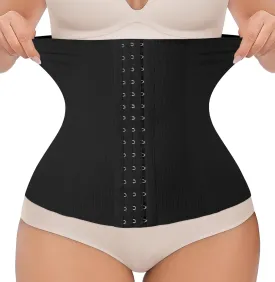 EUYZOU Women Waist Trainer Corset Postpartum Fajas Tummy Control Girdle Shapewear Waist Cincher