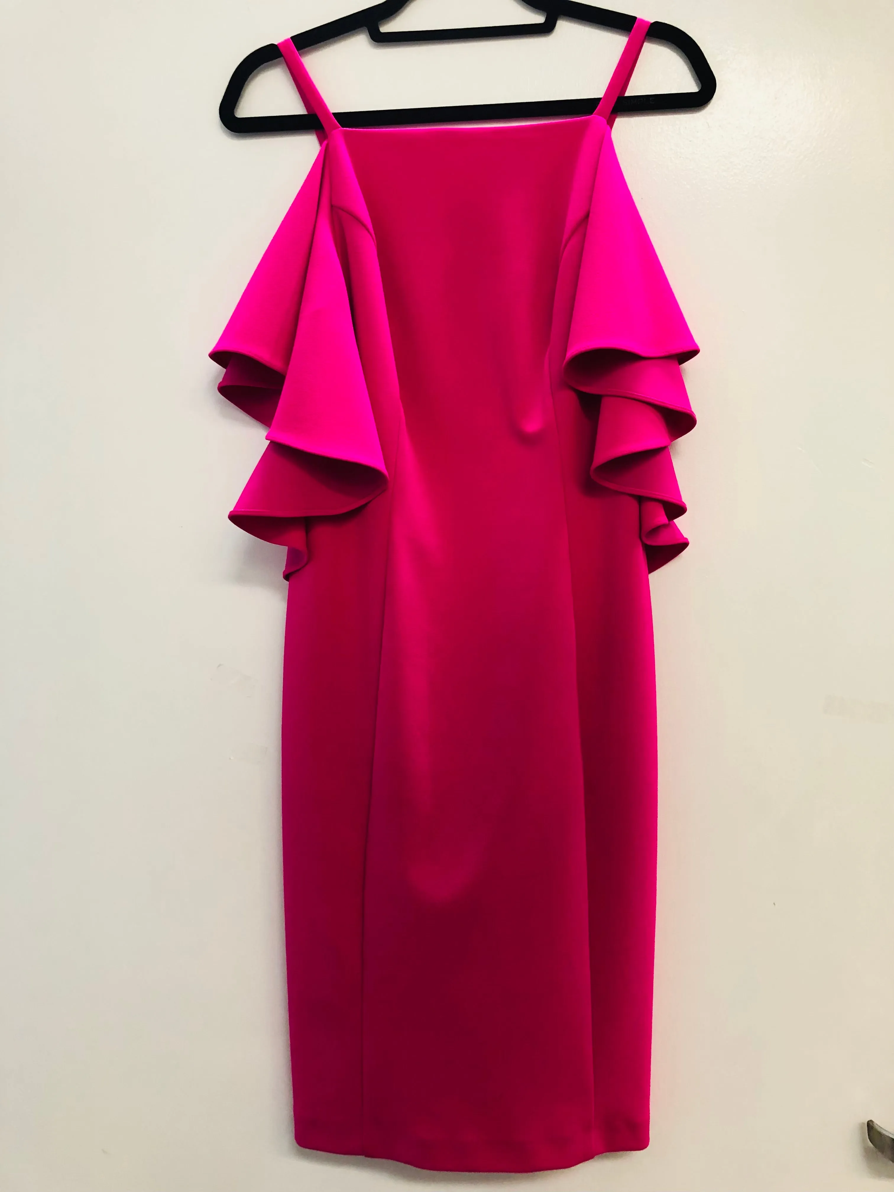 Final Sale Joseph Ribkoff Hot Pink Dress Size 8