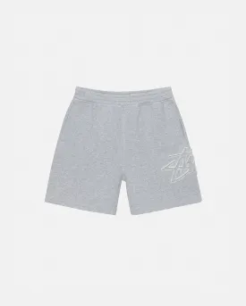 FLEECE SHORT TONAL APPLIQUE