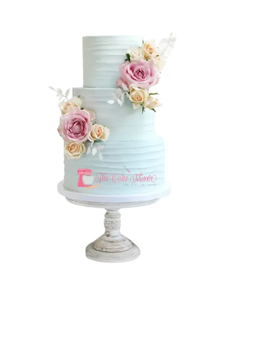 Floral Buttercream Drip Cake