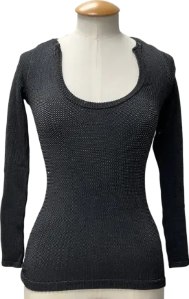 Free People Black Clean Slate Seamless Layering Top UK M/L