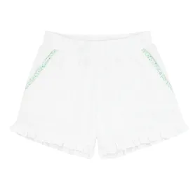 french terry ruffle short