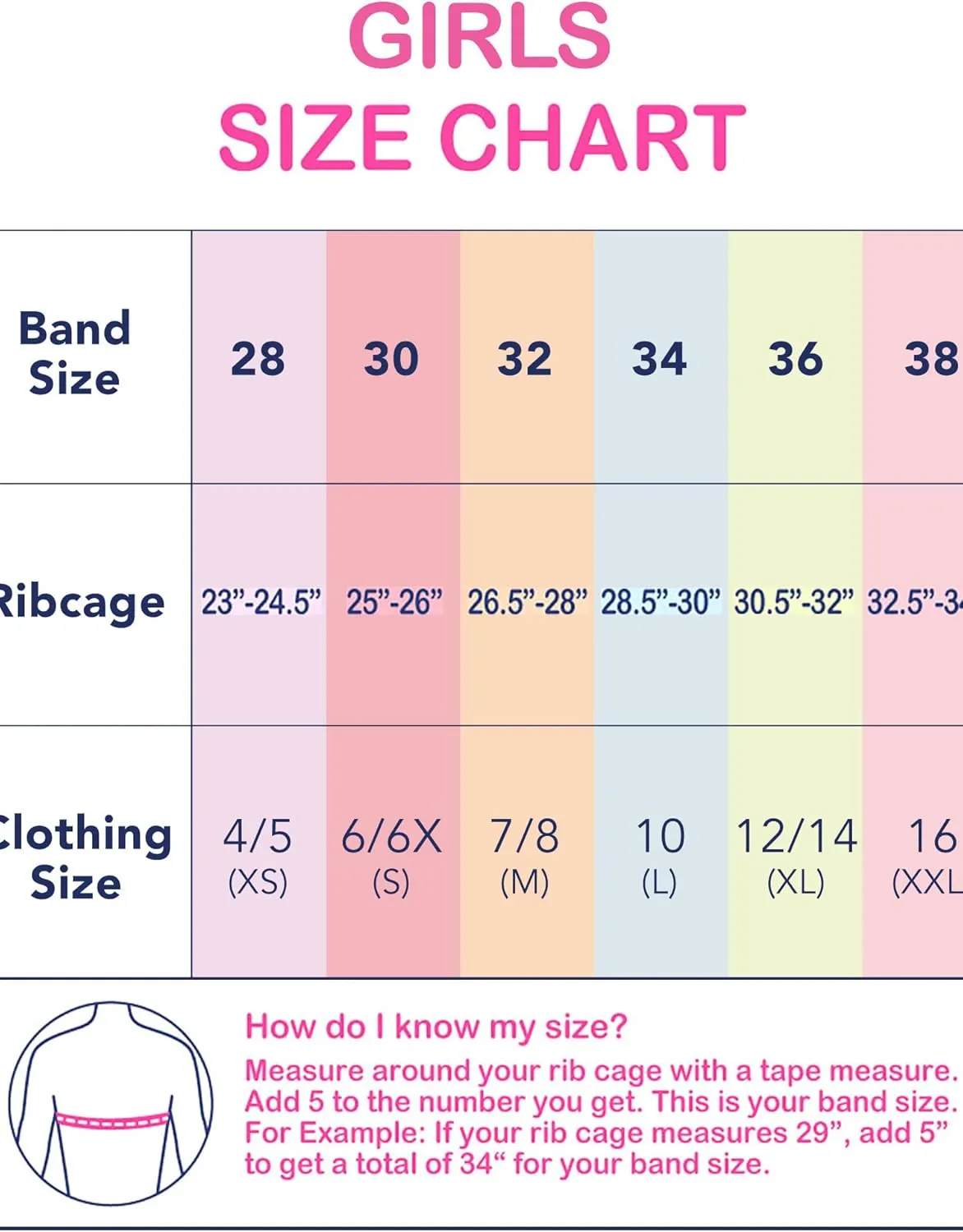 Fruit of the Loom Girls' Seamless Racerback Sport Bra