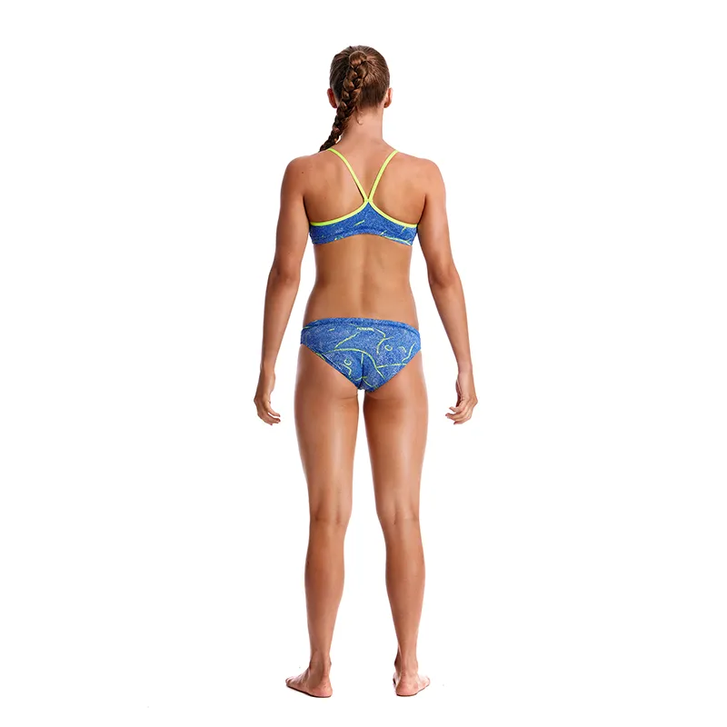 Funkita Girls Racerback Two Piece FS02G - Sea Salt