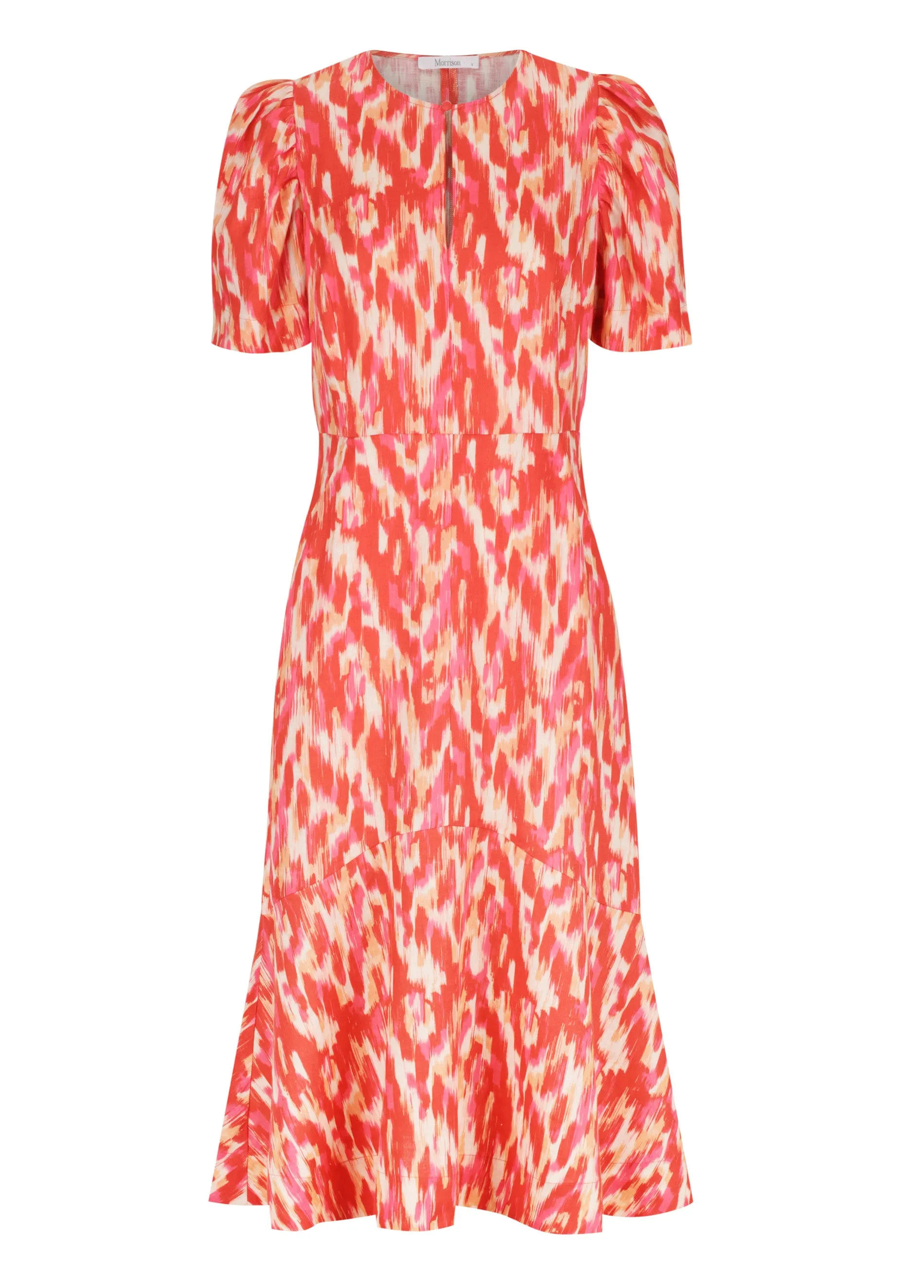 Georgia Linen Midi Dress_Print