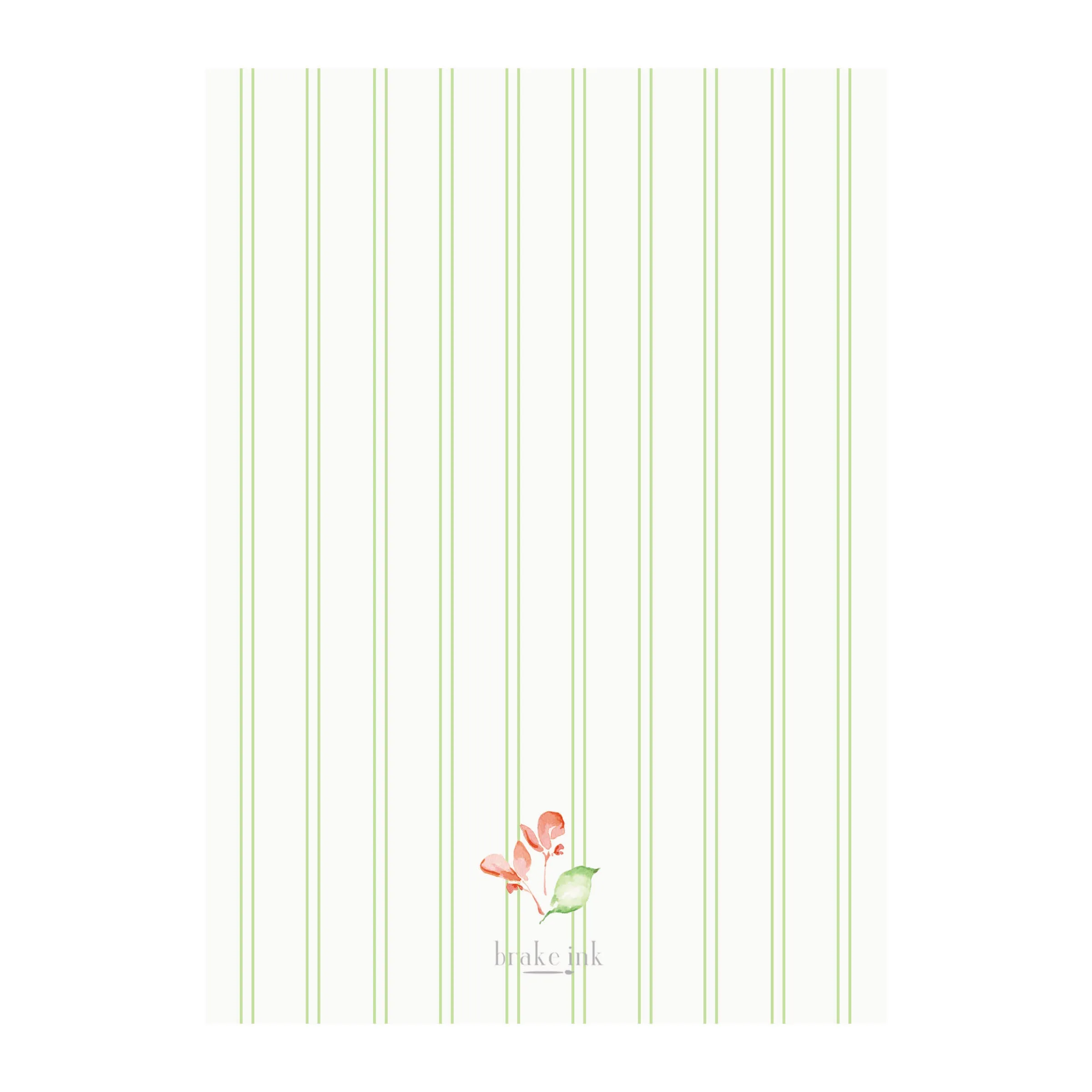 Geranium Red Garland Holiday Photo Cards