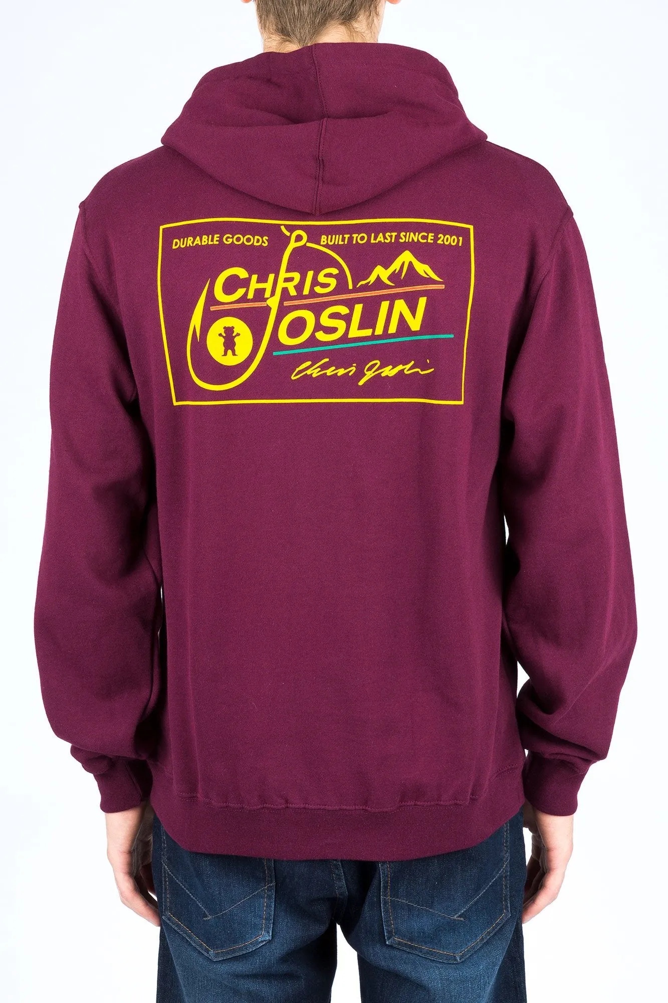 Grizzly Guys Mount Joslin Burgundy Hoodie