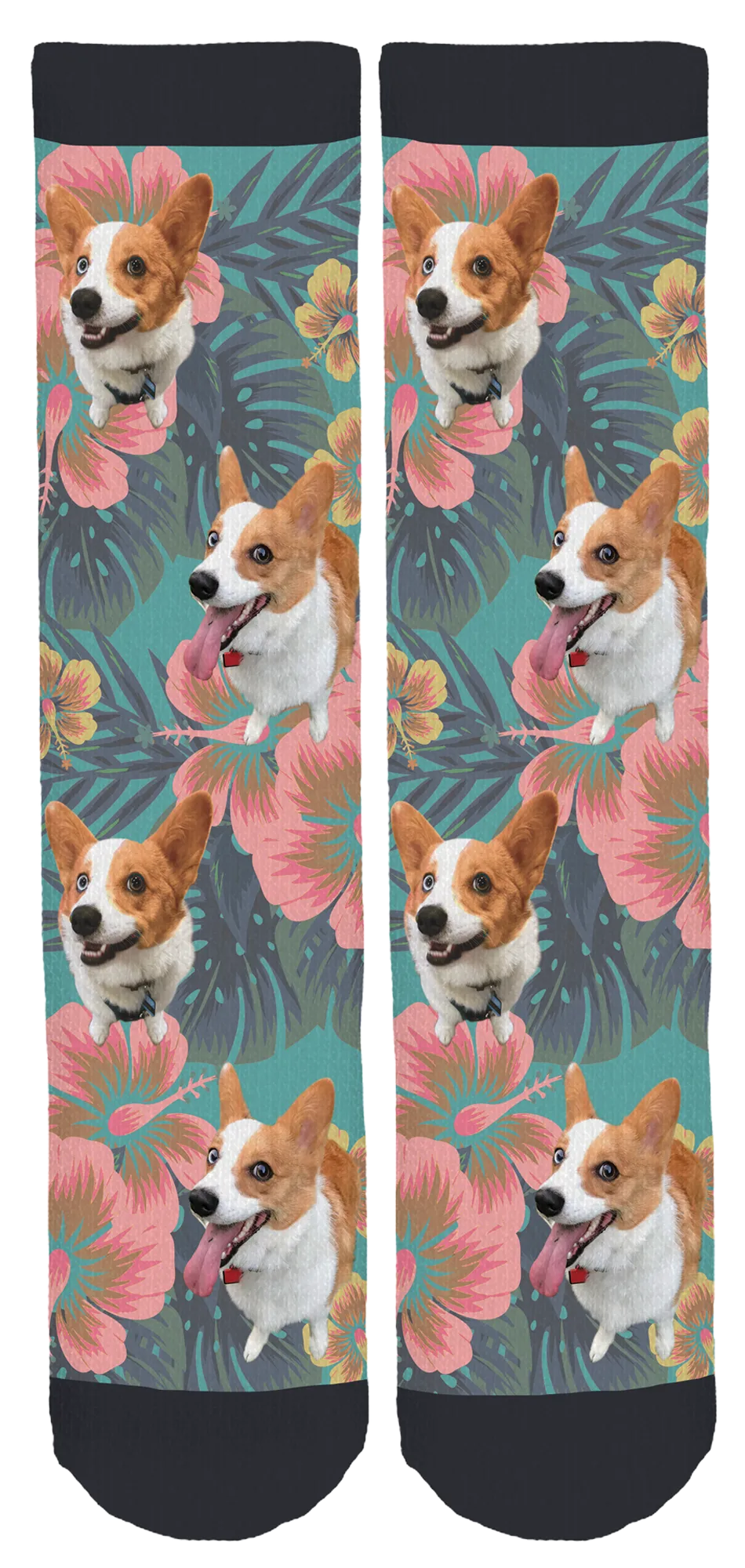 Han the Corgi Crew Socks