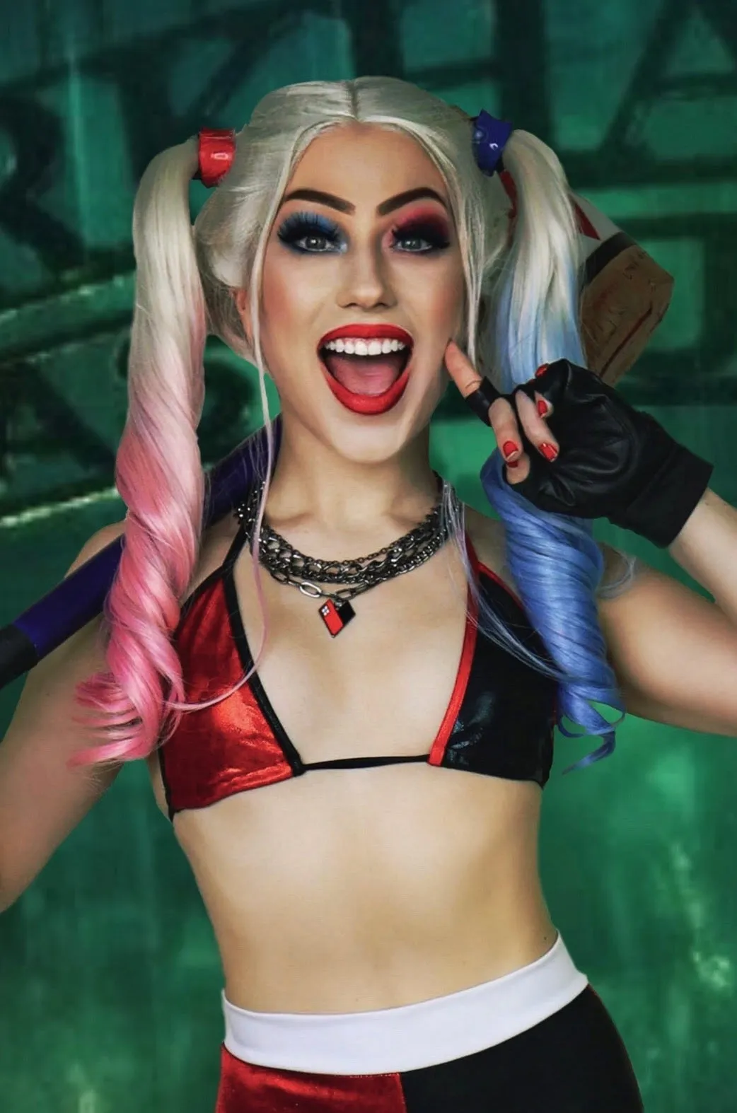 Harlequin Bikini Top