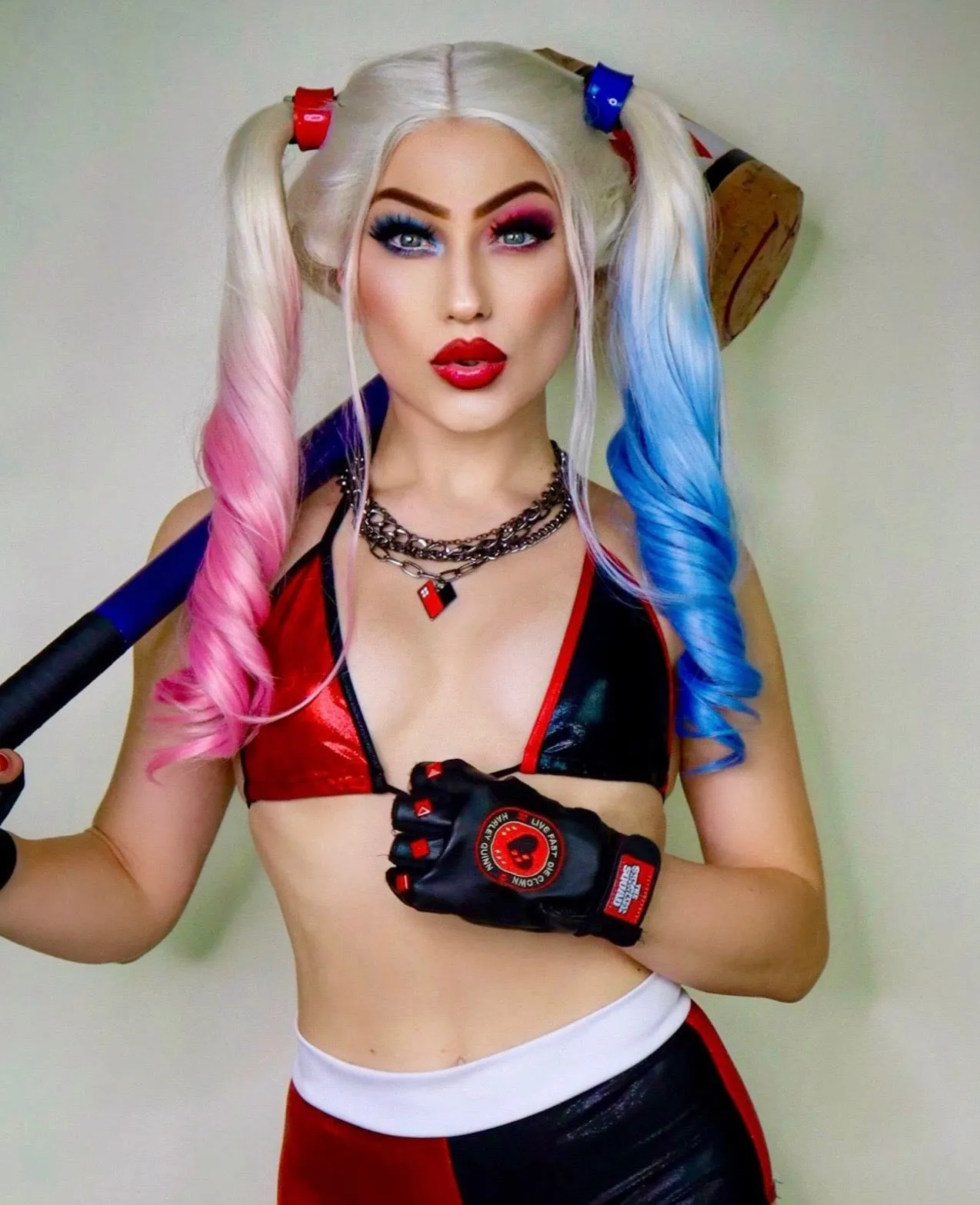 Harlequin Bikini Top